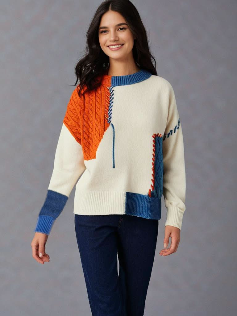 Patchwork Pullover