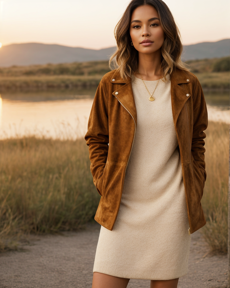 Caramel Suede Jacket