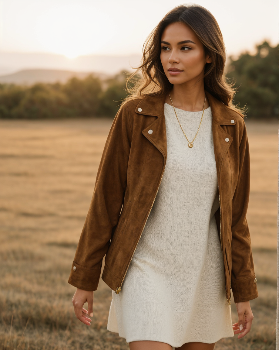 Caramel Suede Jacket