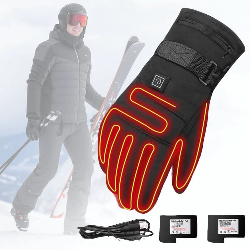 Waterproof Heated Gloves with Touchscreen 