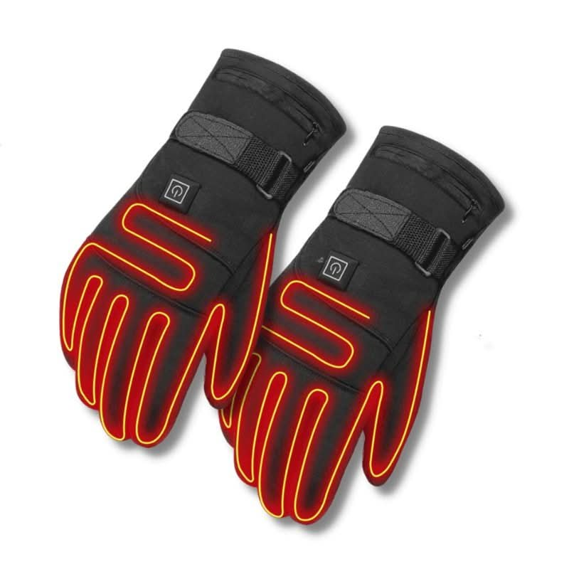 Waterproof Heated Gloves with Touchscreen 