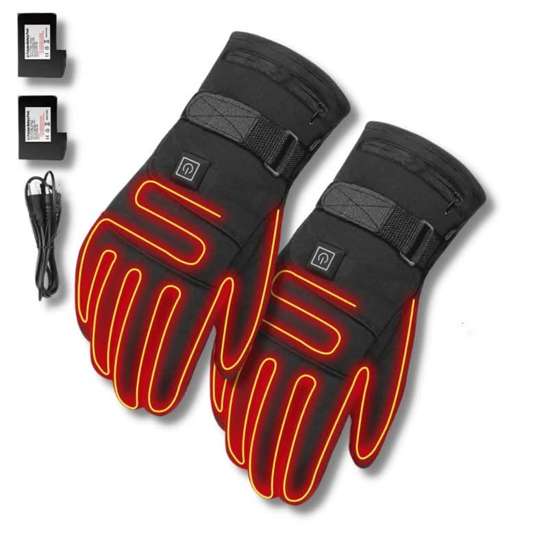 Waterproof Heated Gloves with Touchscreen 